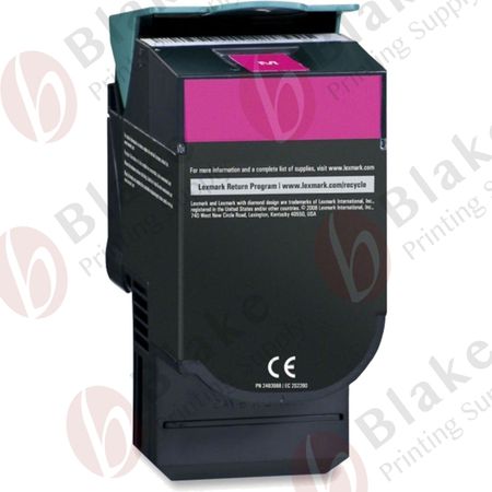 Compatible Lexmark C540H2MG Magenta High Yield Toner Cartridge