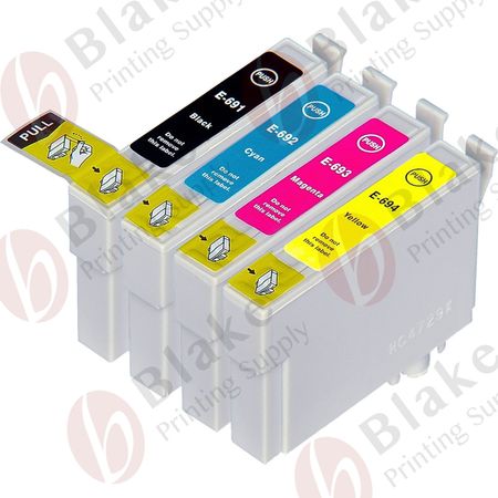 Set of 4 Compatible Epson 69 Ink Cartridges