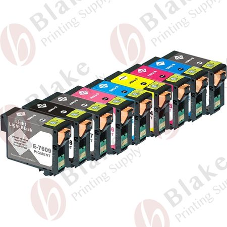 Set of 9 Compatible Epson 760 Ink Cartridges