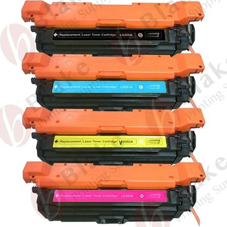 Set of 4 Compatible HP 647A & 648A Toner Cartridges