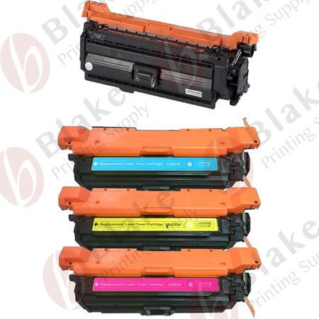 Set of 4 Compatible HP 649X & 648A Toner Cartridges