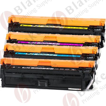 Set of 4 Compatible HP 650A Toner Cartridges