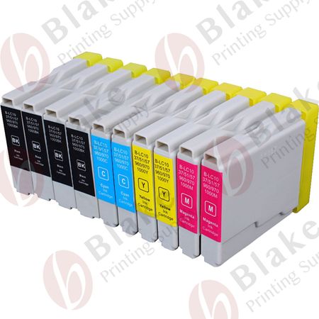 Set of 10 Compatible Brother LC-51 Ink Cartridges