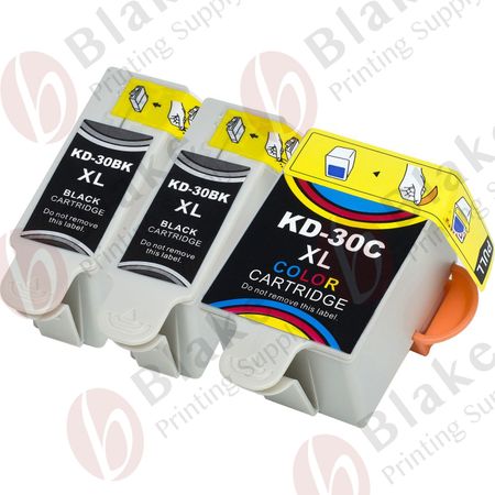 Set of 3 Compatible Kodak 30XL High Yield Ink Cartridges