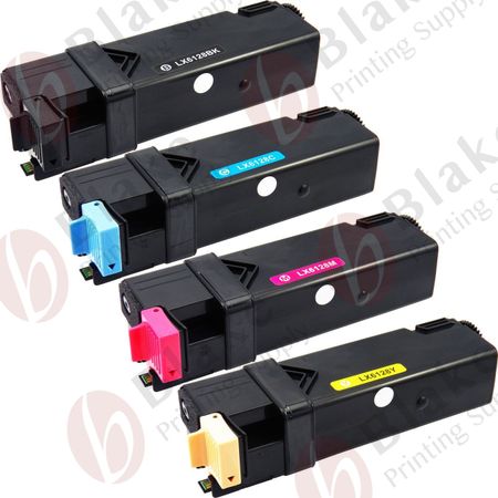 Set of 4 Compatible Xerox Phaser 6128 Toner Cartridges