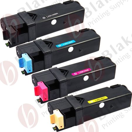 Set of 5 Compatible Xerox WorkCentre 6515 / Phaser 6510 Extra High Yield Toner Cartridges