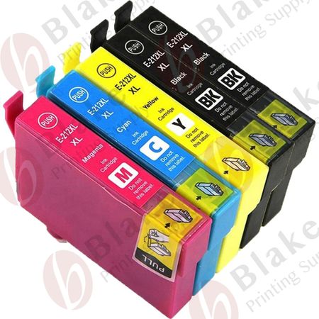 Set of 5 Compatible Epson 212XL High Yield Ink Cartridges