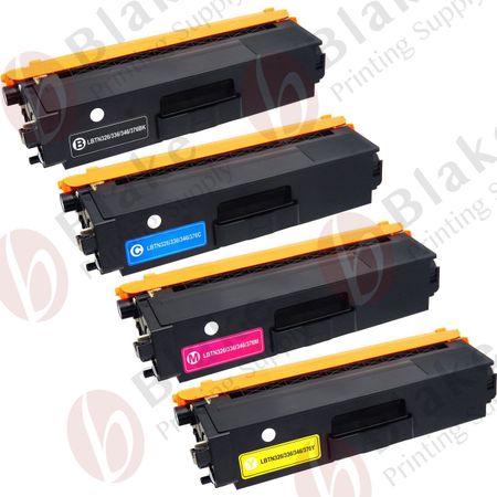 Set of 4 Compatible Brother TN-336 (Replaces TN-331) High Yield Toner Cartridges