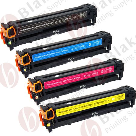 Set of 4 Compatible Canon 131 Toner Cartridges