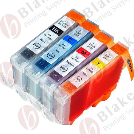 Set of 4 Compatible Canon CLI-8 Ink Cartridges