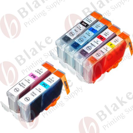 Set of 6 Compatible Canon CLI-8 Ink Cartridges