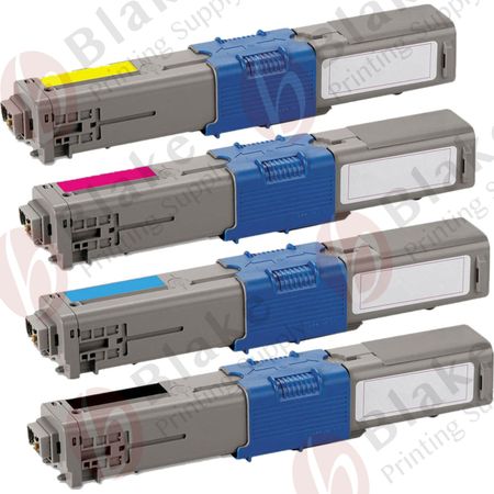 Set of 4 Compatible OkiData Type C17 Toner Cartridges