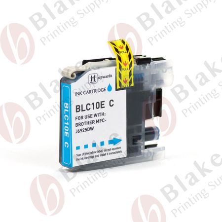 Compatible Brother LC-10EC Cyan High Yield Ink Cartridge