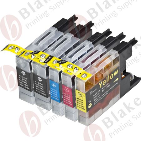 Set of 5 Compatible Brother LC-79 Extra High Yield Ink Cartridges