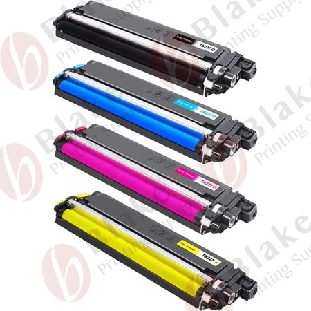 Set of 4 Compatible Brother TN-227 High Yield Toner Cartridges (Replaces TN-223)