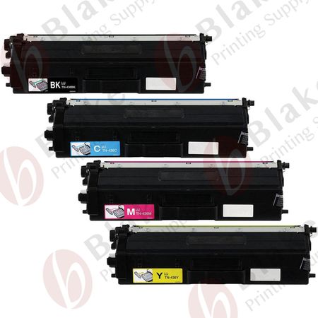 Set of 4 Compatible Brother TN-439 Ultra High Yield Toner Cartridges