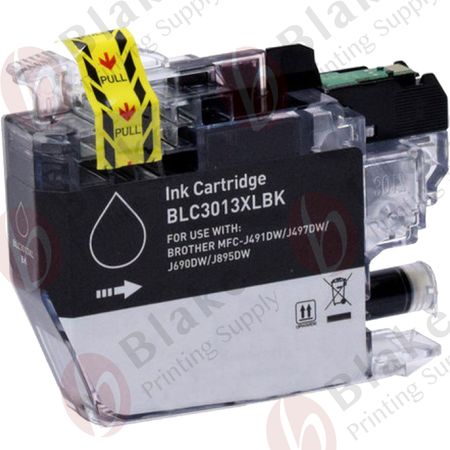 Compatible Brother LC-3013BK Black High Yield Ink Cartridge (Replaces LC-3011BK)