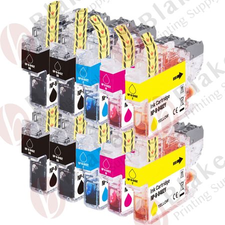 Set of 10 Compatible Brother LC402 XL High Yield Ink Cartridges