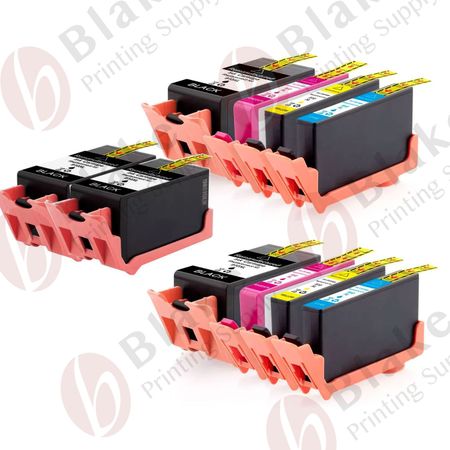 Set of 10 Compatible HP 910 XL High Yield Ink Cartridges