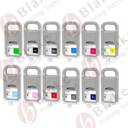 Set of 12 Compatible Canon PFI-706 Ink Cartridges