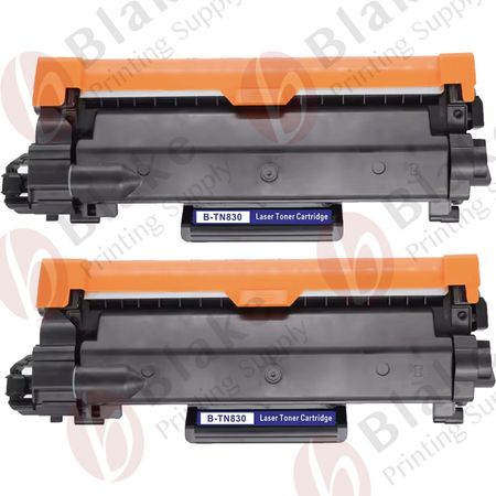 Set of 2 Compatible Brother TN830 Laser Toner Cartridge