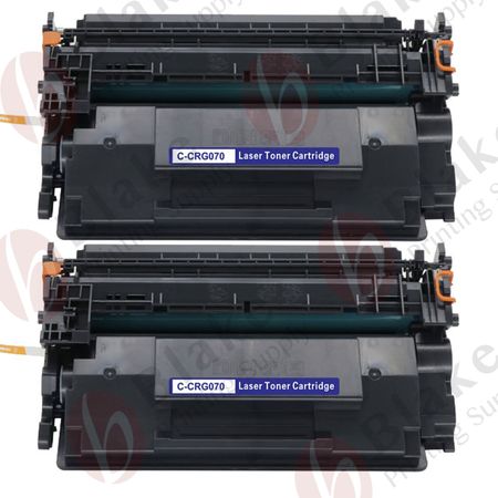 Set of 2 Compatible Canon 070 Laser Toner Cartridge (5639C001)