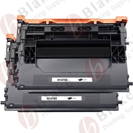 Set of 2 Compatible HP 147X High Yield Laser Toner Cartridge (W1470X)