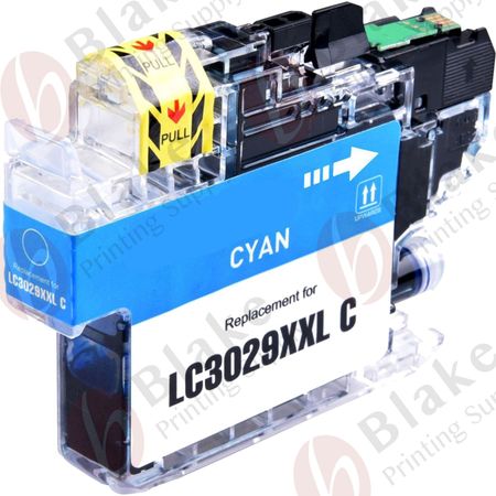 Compatible Brother LC-3029C Cyan Extra High Yield Ink Cartridge