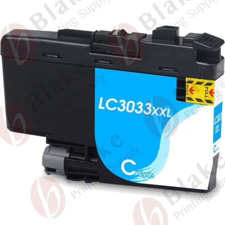 Compatible Brother LC-3033C Cyan Extra High Yield Ink Cartridge