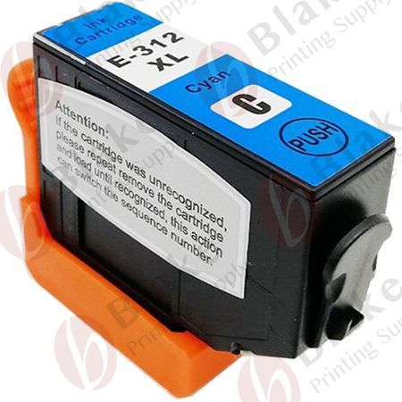 Compatible Epson 312XL Cyan High Yield Ink Cartridge (T312XL220)