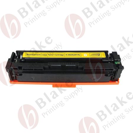 Compatible HP 201X / CF402X Yellow High Yield Toner Cartridge (Replaces 201A / CF402A)