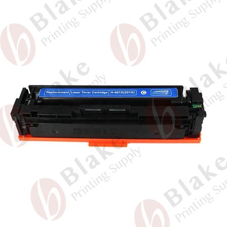 Compatible HP 201X / CF401X Cyan High Yield Toner Cartridge (Replaces 201A / CF401A)