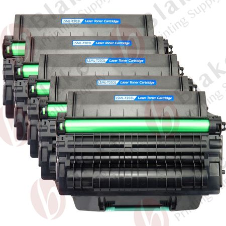 5 x Samsung Compatible MLT-D203L Black High-Yield Toner Cartridges