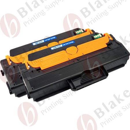 2 x Samsung Compatible MLT-D115L Black Toner Cartridges