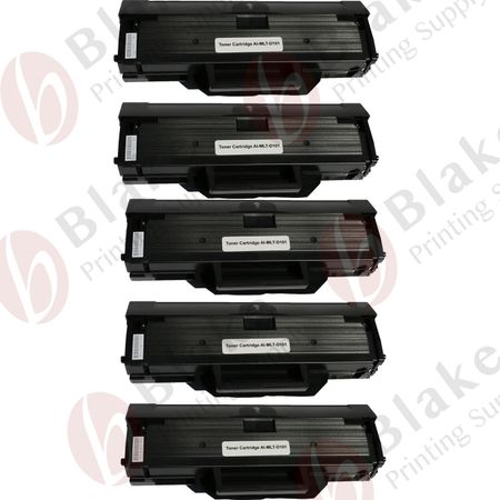 5 x Samsung Compatible MLT-D101S Black Toner Cartridges