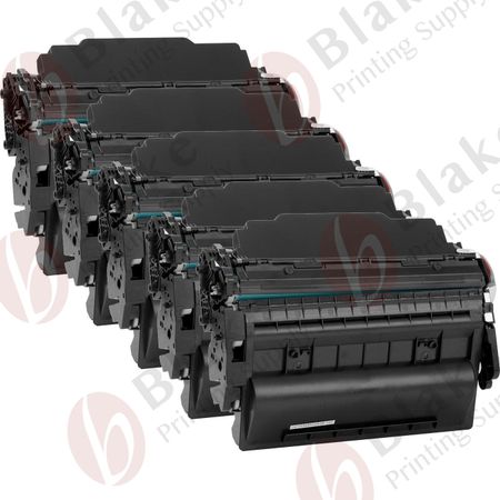 5 x HP Compatible 87X Black High-Yield Toner Cartridges (CF287X)