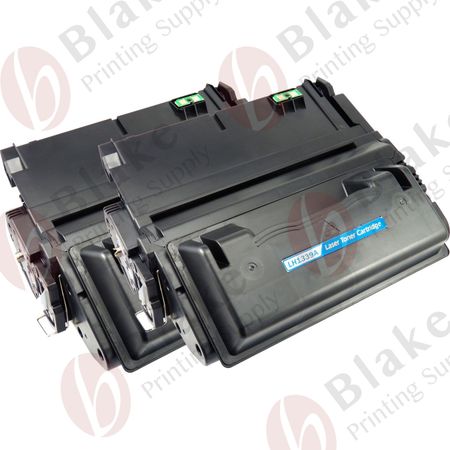 2 x HP Remanufactured 39A Black Toner Cartridges (Q1339A)