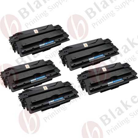 5 x HP Remanufactured 16A Black Toner Cartridges (Q7516A)