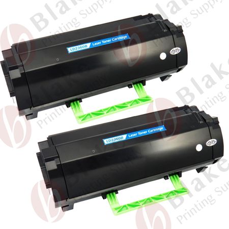 2 x Compatible Dell 331-9803 Black Toner Cartridges (RGCN6 )