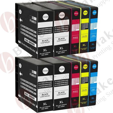 10 x Compatible Canon PGI-2200XL High-Yield Ink Cartridges