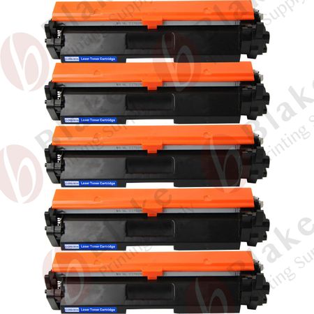 5 x Compatible Canon 051H Black High-Yield Toner Cartridges (2169C001)