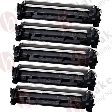 5 x Compatible Canon 047 Black Toner Cartridges (2164C001AA)