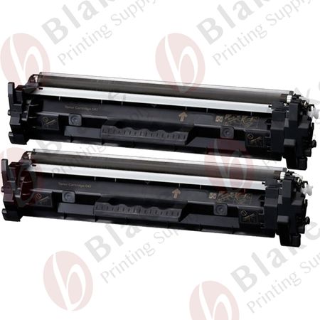 2 x Compatible Canon 047 Black Toner Cartridges (2164C001AA)