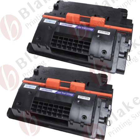 2 x Compatible Canon 039H Black High-Yield Toner Cartridges (0288C001 / 0287C001)