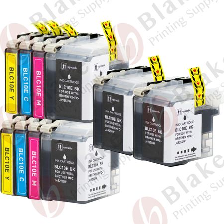 10 x Compatible Brother LC10E Extra High-Yield Ink Cartridges