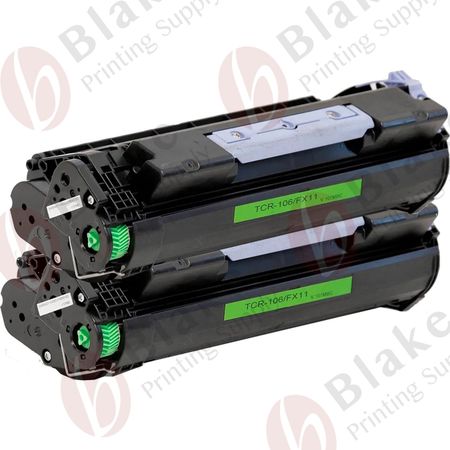 2 x Compatible Canon FX-11 Black Toner Cartridges (1153B001AA)