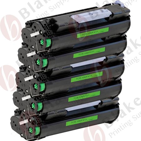 5 x Compatible Canon FX-11 Black Toner Cartridges (1153B001AA)