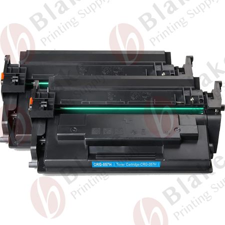 2 x Compatible Canon 057H High Yield Black Compatible Toner Cartridges (3010C001)