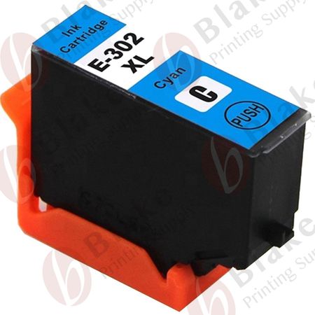 Compatible Epson 302XL Cyan High Yield Ink Cartridge (T302XL220)