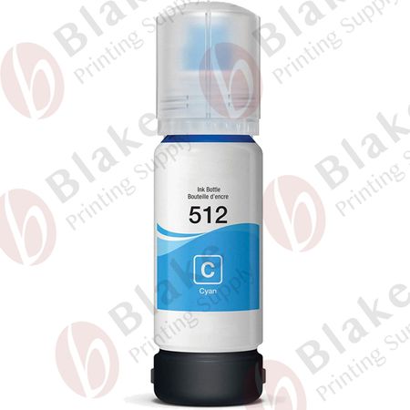 Compatible Epson T512 Cyan Ink Bottle (T512220-S)